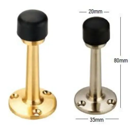 Azonnali szállítás ajtó/fal támaszték ?35 ?80mm szatén sárgaréz