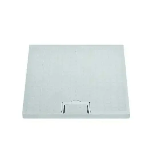 Aknafedél fogantyúval - 200 x 200 mm - szürke Biztonságos fizetés