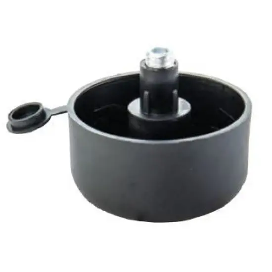 Gyors kiszállítás állítható láb fekete D49 x H27 mm, (25pcs)