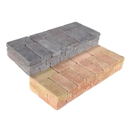 Akciós ár Barabás Téglakő lépcsőelem 96x36x15 cm sárga-piros