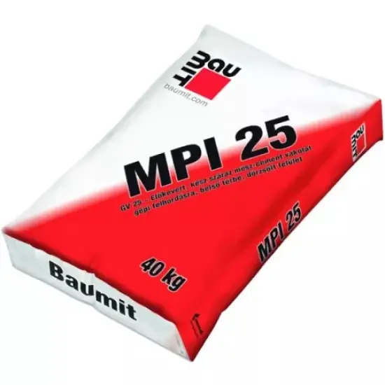 Baumit MPI 25 / GV 25 40 kg Akciós ár