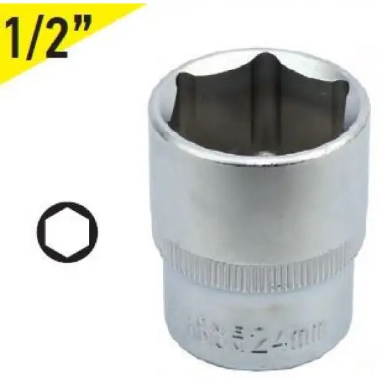 Újdonság dugókulcs 6pt cr-va, 1/2" dr,