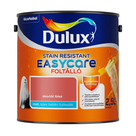 Biztonságos vásárlás Dulux Easycare Skarlát íbisz 2,5 l