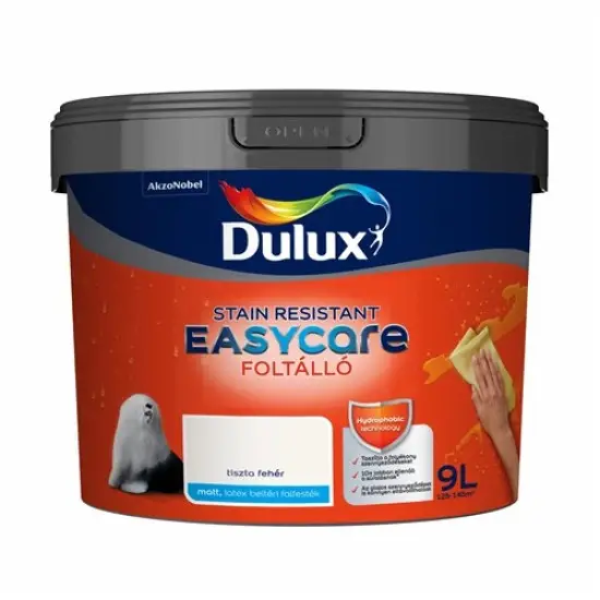 Legkelendőbb Dulux Easycare Tiszta fehér 9 l