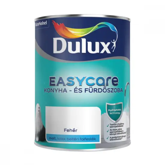 Dulux Easycare konyha és fürdőszobafesték matt fehér 1 l Árengedmény