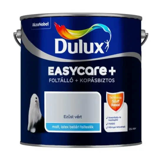 Szuper ajánlat Dulux Easycare+ Ezüst vért 2,5 l