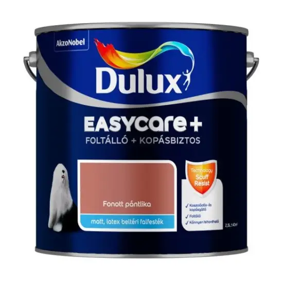 Dulux Easycare+ Fonott pántlika 2,5 l Biztonságos fizetés