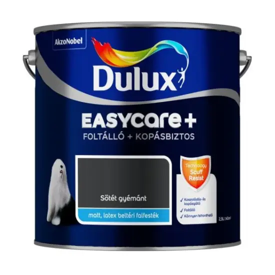 Expressz szállítás Dulux Easycare+ Sötét gyémánt 2,5 l