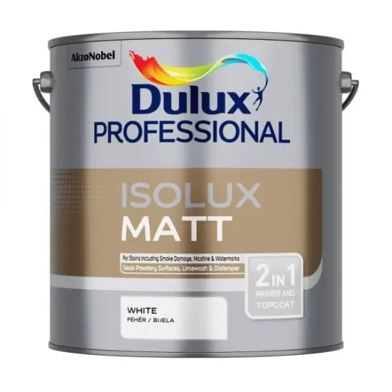 Dulux Professional Isolux Matt White 2,5 L Expressz szállítás