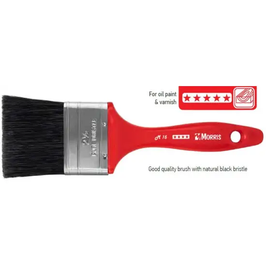 ecset , M-15, fekete sörte, fél-dupla, 2-1/2" Alacsony ár