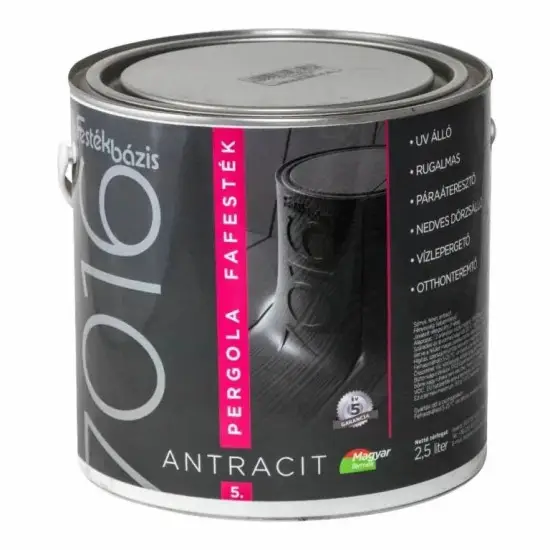 Factor Pergola kültéri fafesték 2,5 l antracit Bestseller