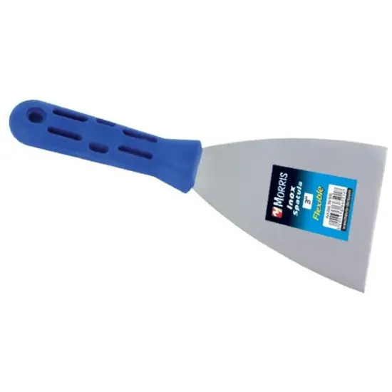 falkaparó inox (rozsdamentes acél), műanyag markolattal, 3.0'' (75mm) Legnépszerűbb