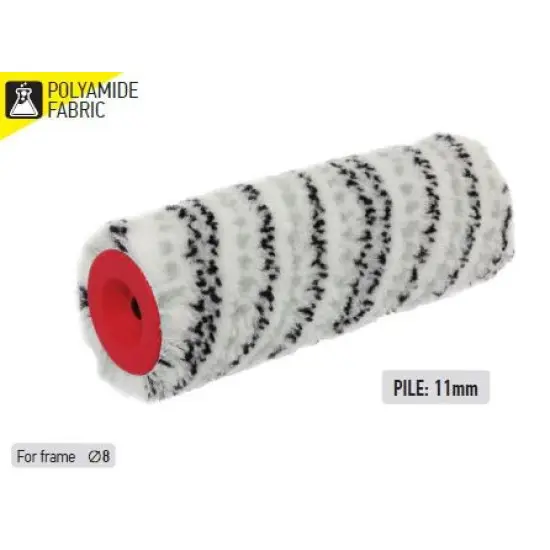 festőhenger polyamid szürke fekete, 23cmX48mm Akciós ár