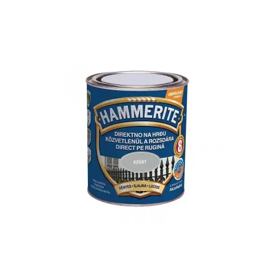 Hammerite fényes ezüst 0,75 l Legjobb ár