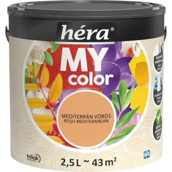 Népszerű Héra My Color Mediterrán vörös 2,5 l