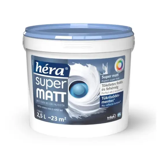 Héra super matt beltéri falfesték fehér "L" 2,5 l Vedd meg online