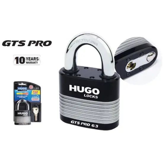 lakat GTS-PRO 50 edzett acél, 3 kulccsal Gyors szállítás