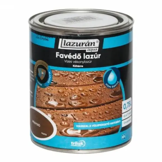 Rendeld meg most Lazurán Aqua Favédő Lazúr 3in1 mogyoró 0,75 l