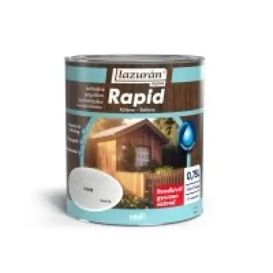 Lazurán Aqua Rapid fehér 0.75 l Gyors kiszállítás