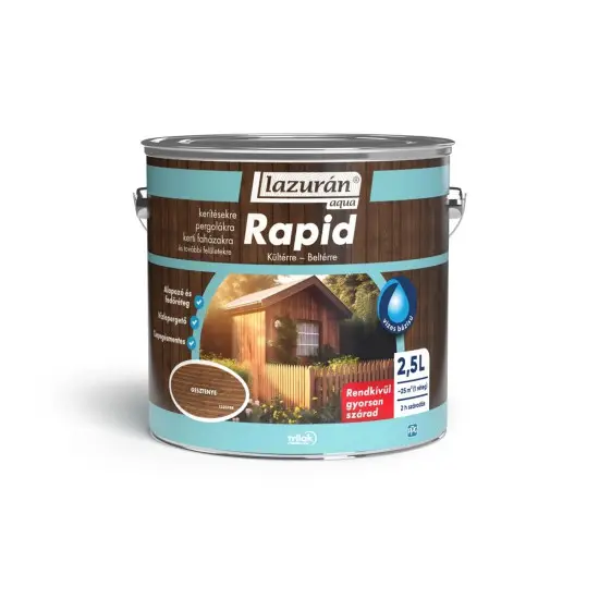 Lazurán Aqua Rapid gesztenye 2,5 l Árcsökkenés