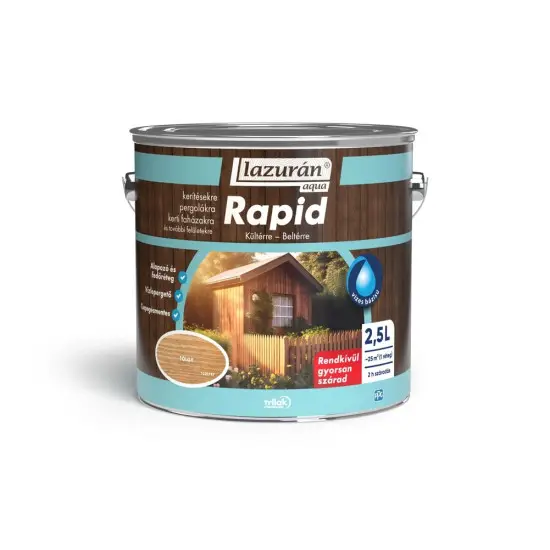 Outlet Lazurán Aqua Rapid tölgy 2,5 l