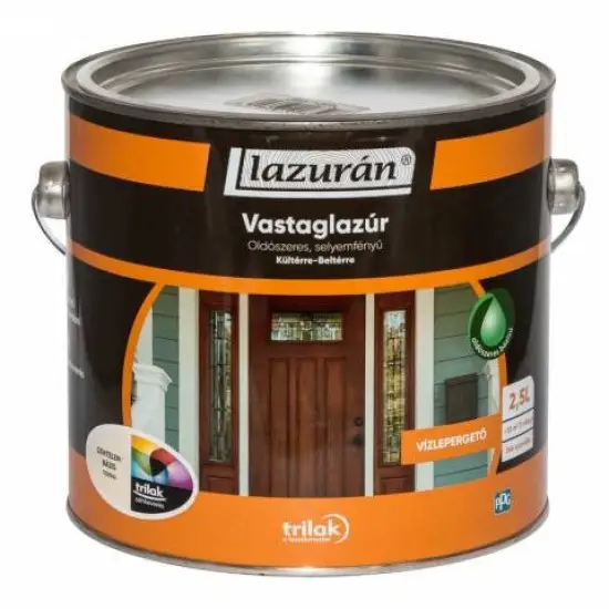 Lazurán Selyemfényű Vastaglazúr borovifenyő 2,5 l Vedd meg most