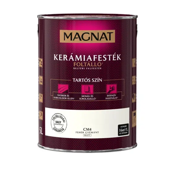 Biztonságos fizetés Magnat Ceramic Fehér gyémánt CM4 5 l