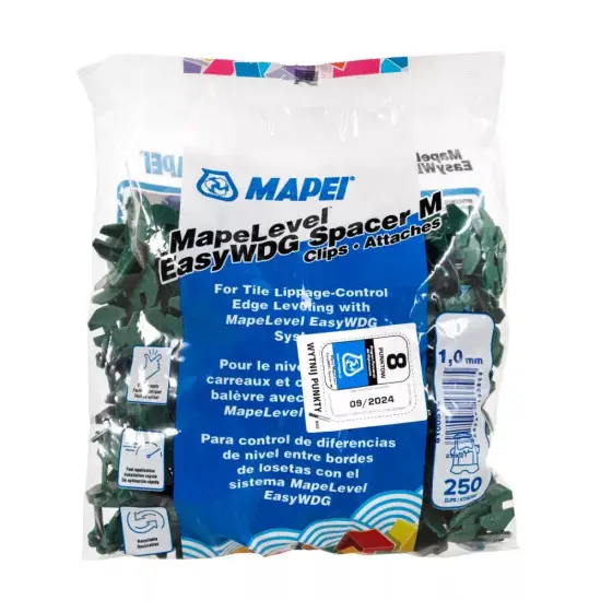 Mapei MAPELEVEL EASYWDG ékes burkolatszintező kapu 1mm (3-12mm) 250 db 250 Prémium