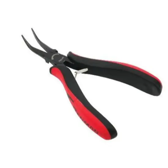 Biztonságos fizetés mini lapos hajlított nyakú fogó, 140mm