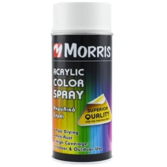 Morris festék spray, magasfényű közlekedési fehér RAL9016 400 ml Exkluzív ajánlat