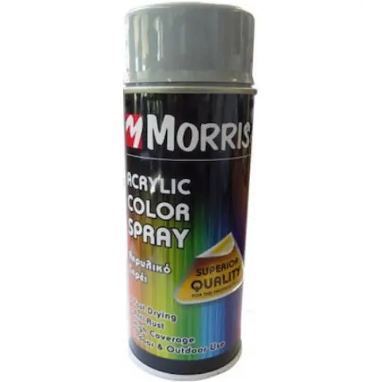 Morris festék spray, magasfényű szürkésfehér RAL9002 400 ml Alacsony ár