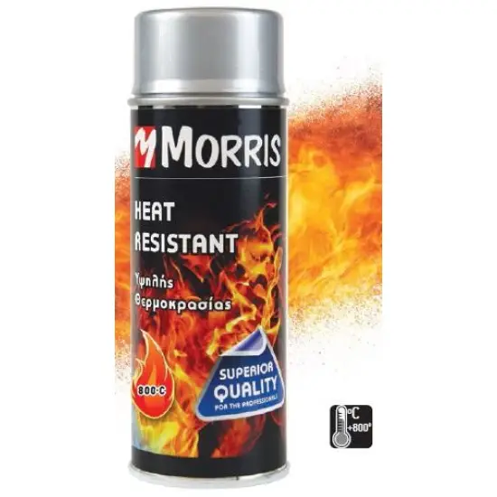 Prémium Morris hőálló festék spray, fehér 400 ml