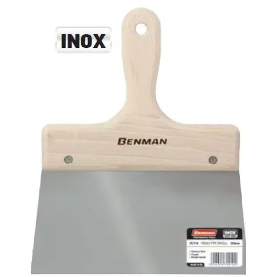 nemesacél spatula, fa markolat, 180mm Szezonális akció