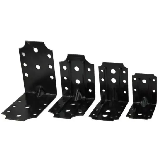 Vásárlói kedvenc pergola sarokkonzol, fekete, 8?8X4cm,