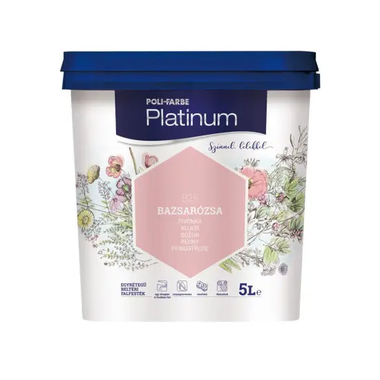 Újdonság Platinum Bazsarózsa B25 5 l