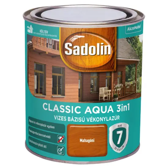 Olcsóbb Sadolin Classic Aqua mahagóni 0,75 l