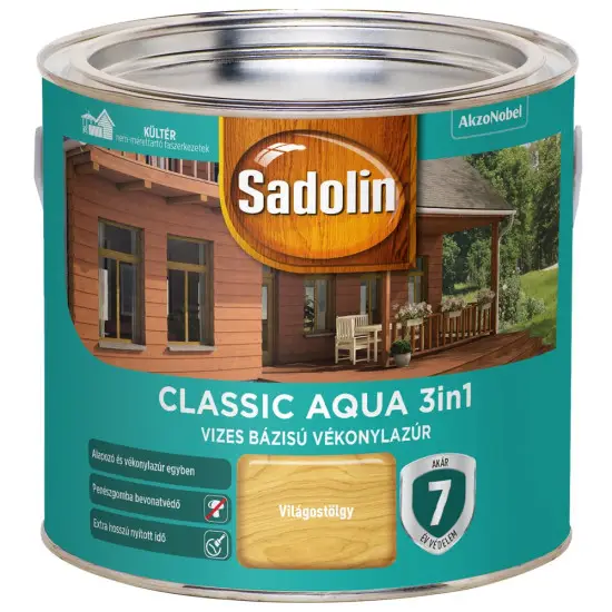 Nézd meg most Sadolin Classic Aqua világostölgy 2,5 l