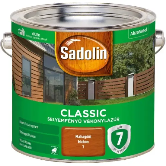 Expressz kézbesítés Sadolin Classic mahagóni 2,5 l