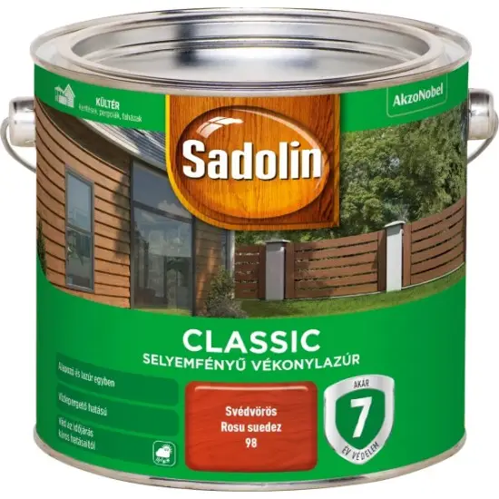 Outlet Sadolin Classic svédvörös 2,5 l