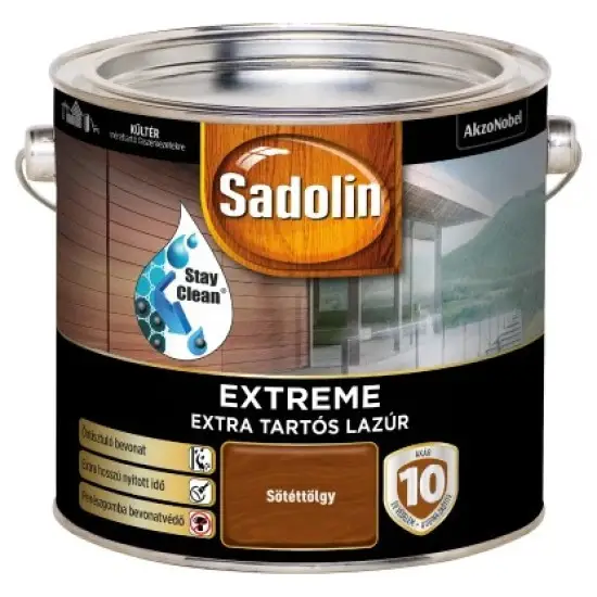 Biztonságos fizetés Sadolin Extreme sötéttölgy 2,5 l