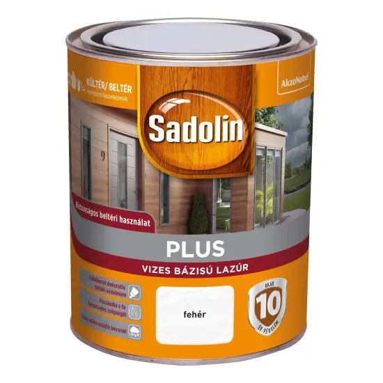 Exkluzív ajánlat Sadolin Plus Fehér 0,75 l
