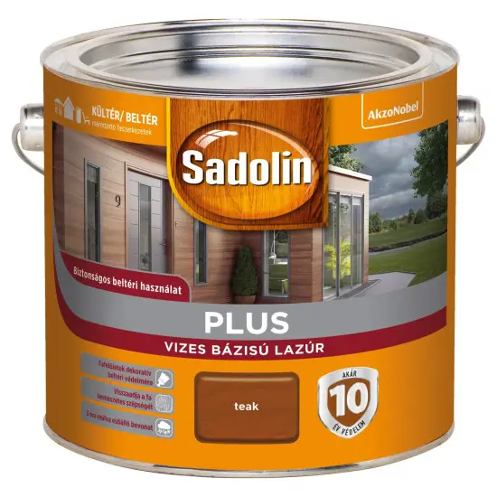 Sadolin Plus Teak 2,5 l Expressz kézbesítés