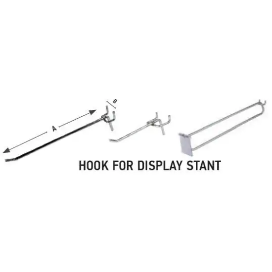 Nézd meg most STAND F: STAND horog, szögletes, 30 cm