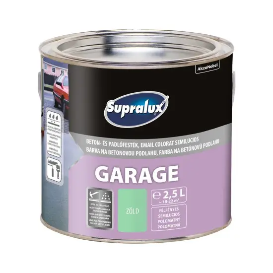 Outlet Supralux Garage beton és padlófesték zöld 2,5 l