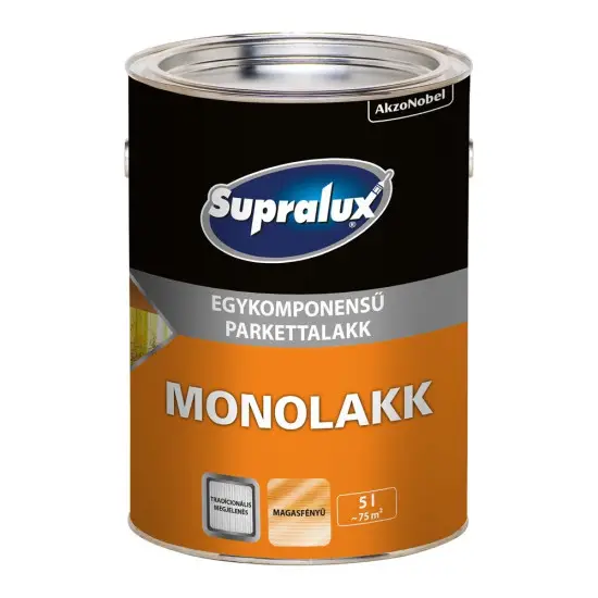 Supralux Monolakk magasf. parkettalakk 5 l Szuper akció