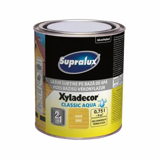 Supralux Xyladecor Classic Aqua fenyő 0,75 l Biztonságos fizetés