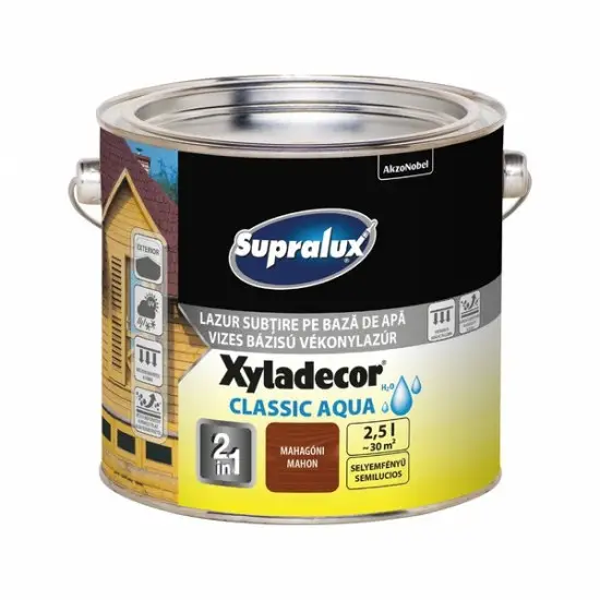 Olcsó Supralux Xyladecor Classic Aqua mahagóni 2,5 l