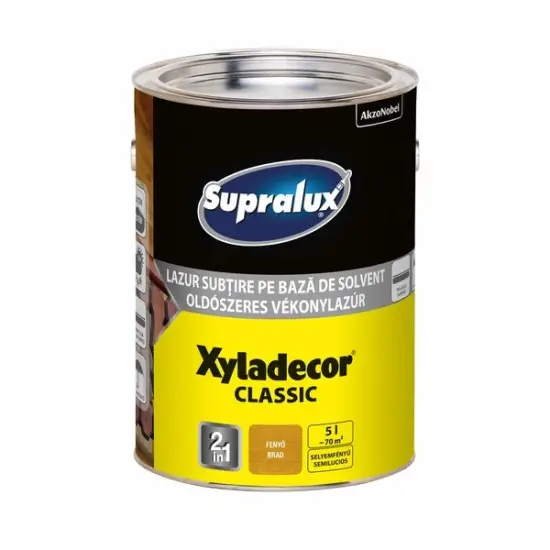 Supralux Xyladecor Classic vékonylazúr fenyő 5 l Biztonságos vásárlás