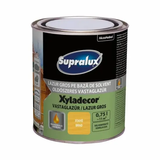 Vásárlói kedvenc Supralux Xyladecor vastaglazúr fenyő 0,75 l