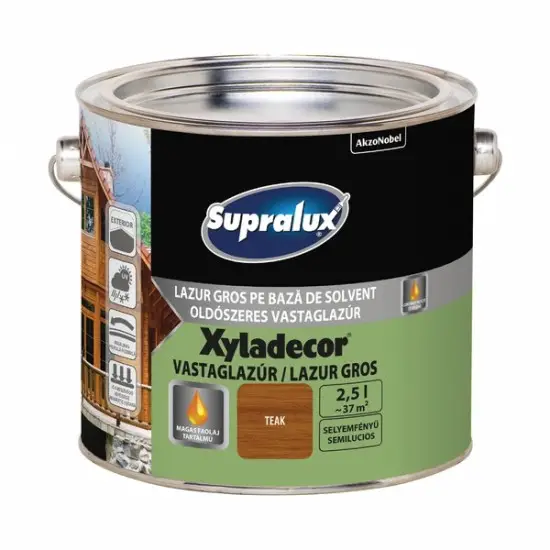 Vedd meg most Supralux Xyladecor vastaglazúr teak 2,5 l